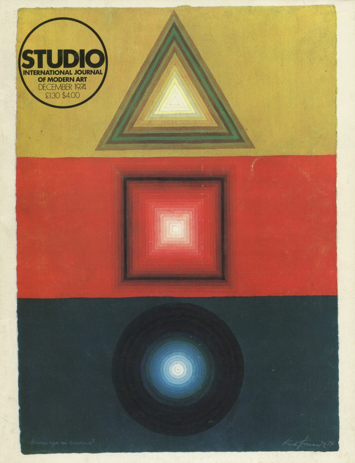 Studio International, December, 1974